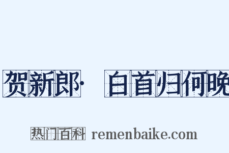 贺新郎·白首归何晚是什么意思的图片